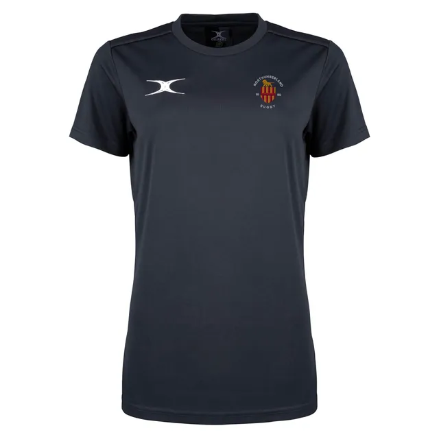 gilbert-rugby-northumberland-rfu-senior-photon-ii-t-shirt-uomo-manica-corta-nera image 1