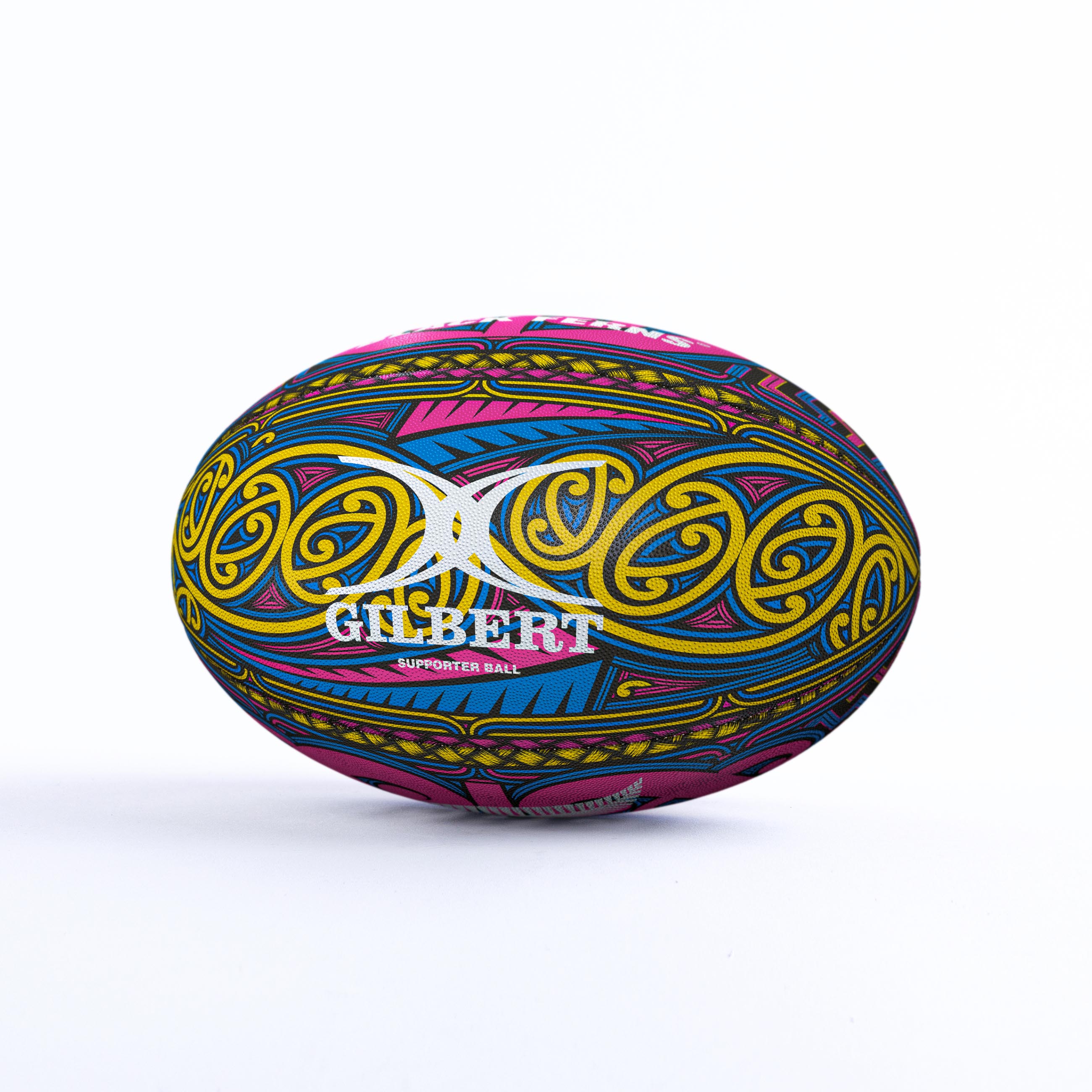 gilbert-rugby-black-ferns-m-ori-pallone-supporter-size-5 image 2