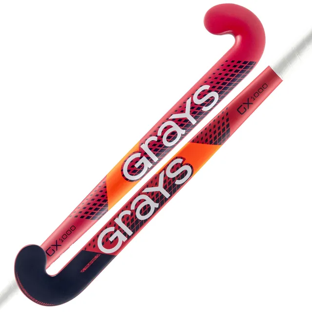 grays-gx1000-ultrabow-junior-mazza-da-hockey-su-prato-junior-composita-rosso-nav image 1
