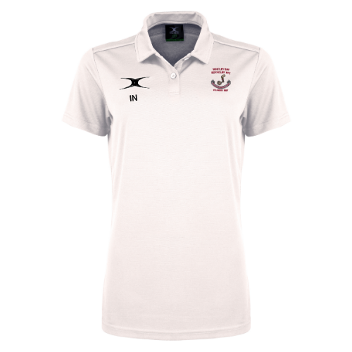 gilbert-rugby-photon-ii-polo-donna-manica-corta-whitley-bay-rockcliff-rfc-bianca image 1