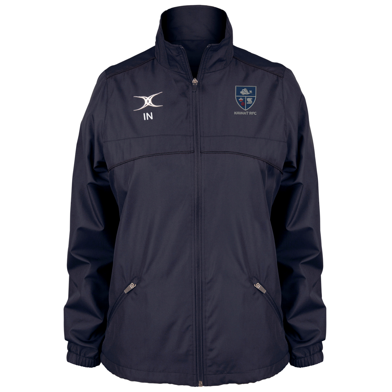gilbert-rugby-photon-giacca-full-zip-donna-havant-rfc-blu-navy-scuro image 1