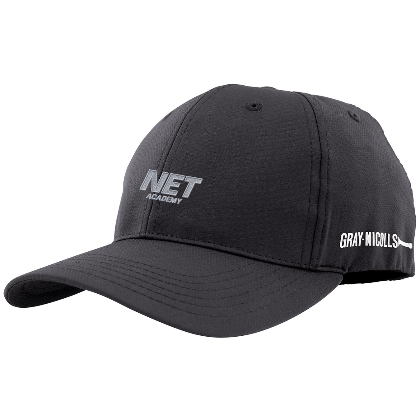 gray-nicolls-net-academy-pro-fit-cap-adulto-nero image 2