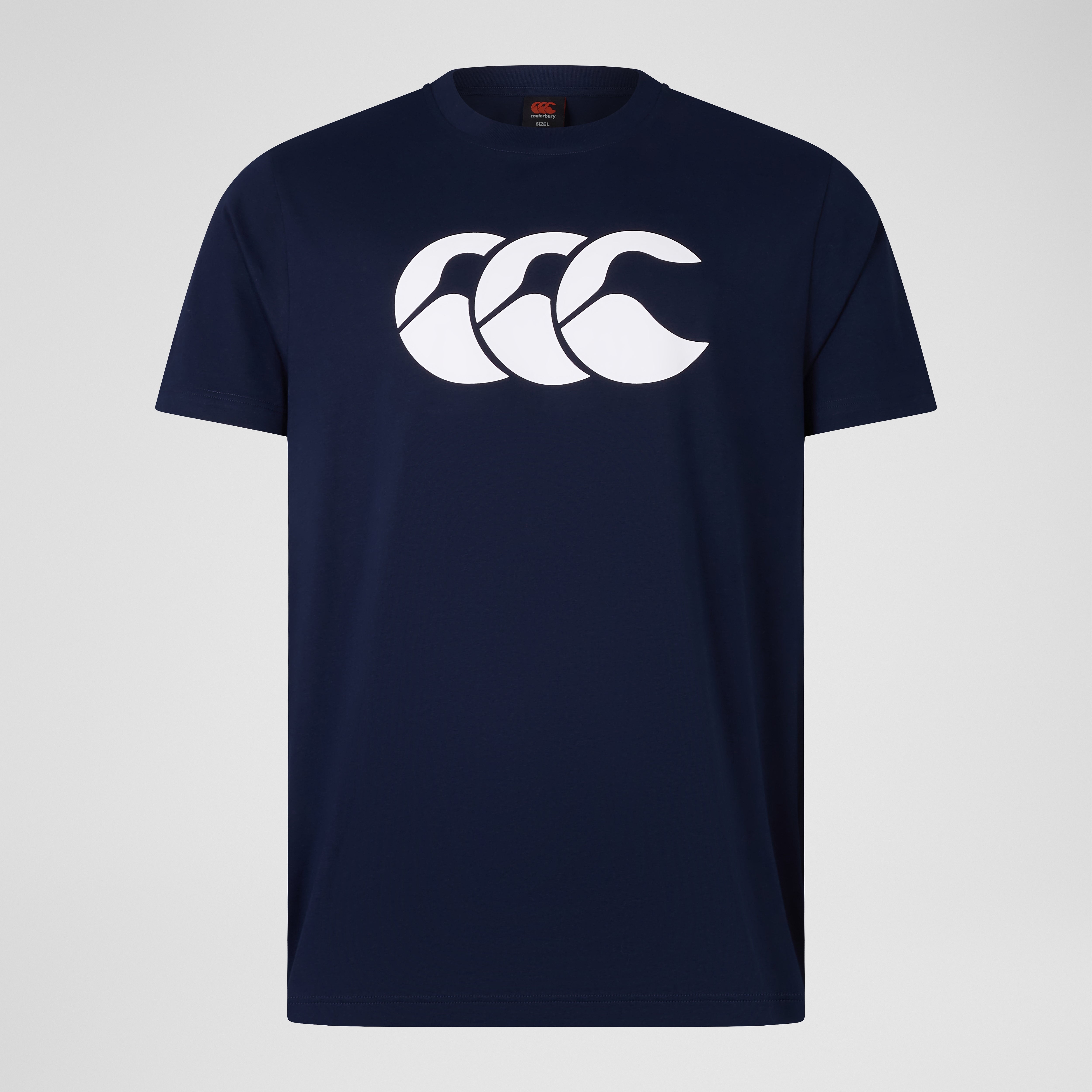 canterbury-ccc-cotton-logo-tee-maglietta-lifestyle-uomo-blu-navy image 1