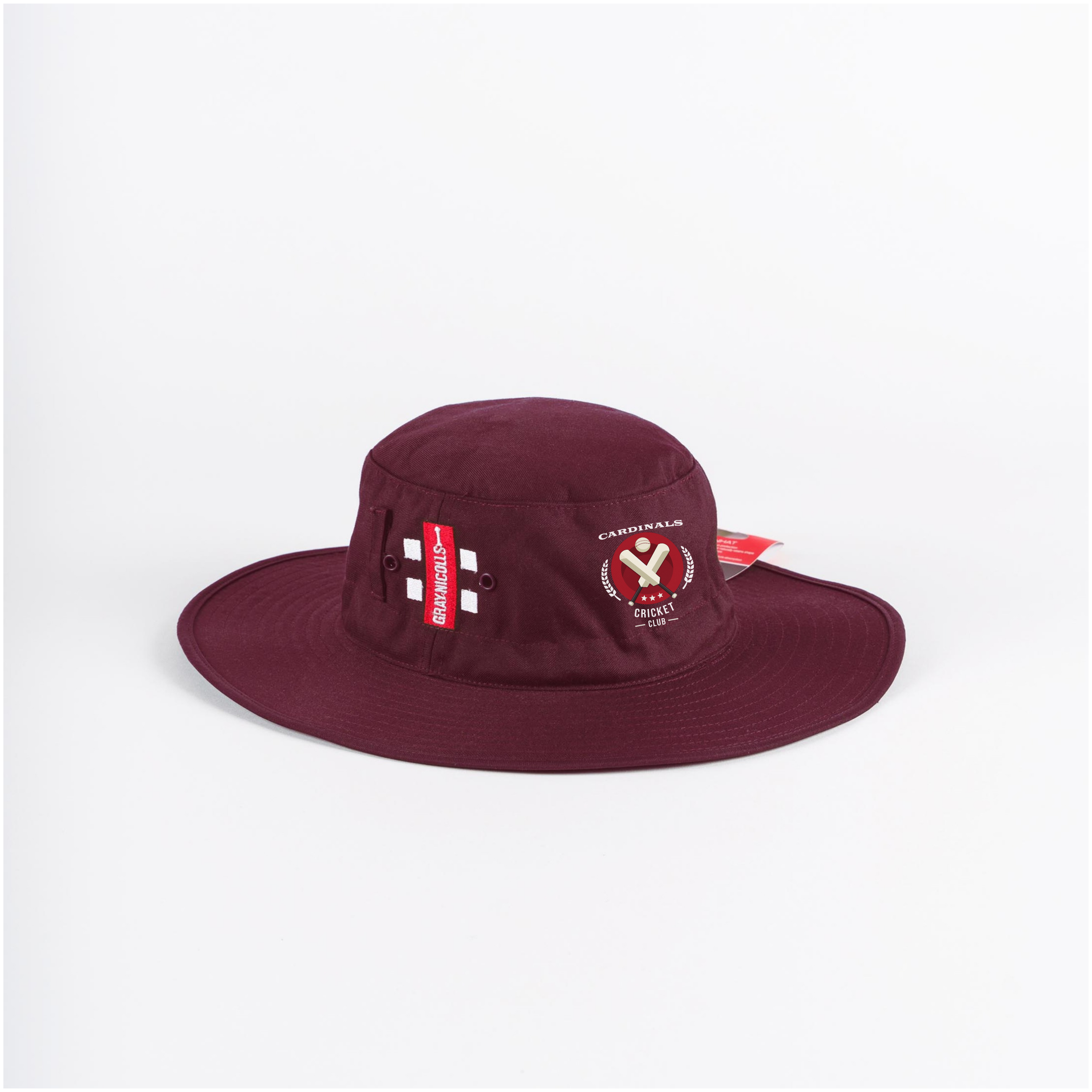 gray-nicolls-crs-cardinals-cc-senior-cappello-da-sole-cricket-marrone image 1