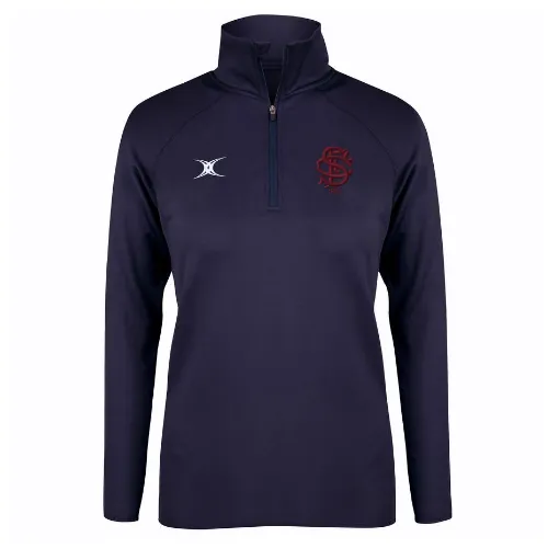 gilbert-rugby-synergie-top-warm-up-donna-sidcup-rfc-blu-navy image 1