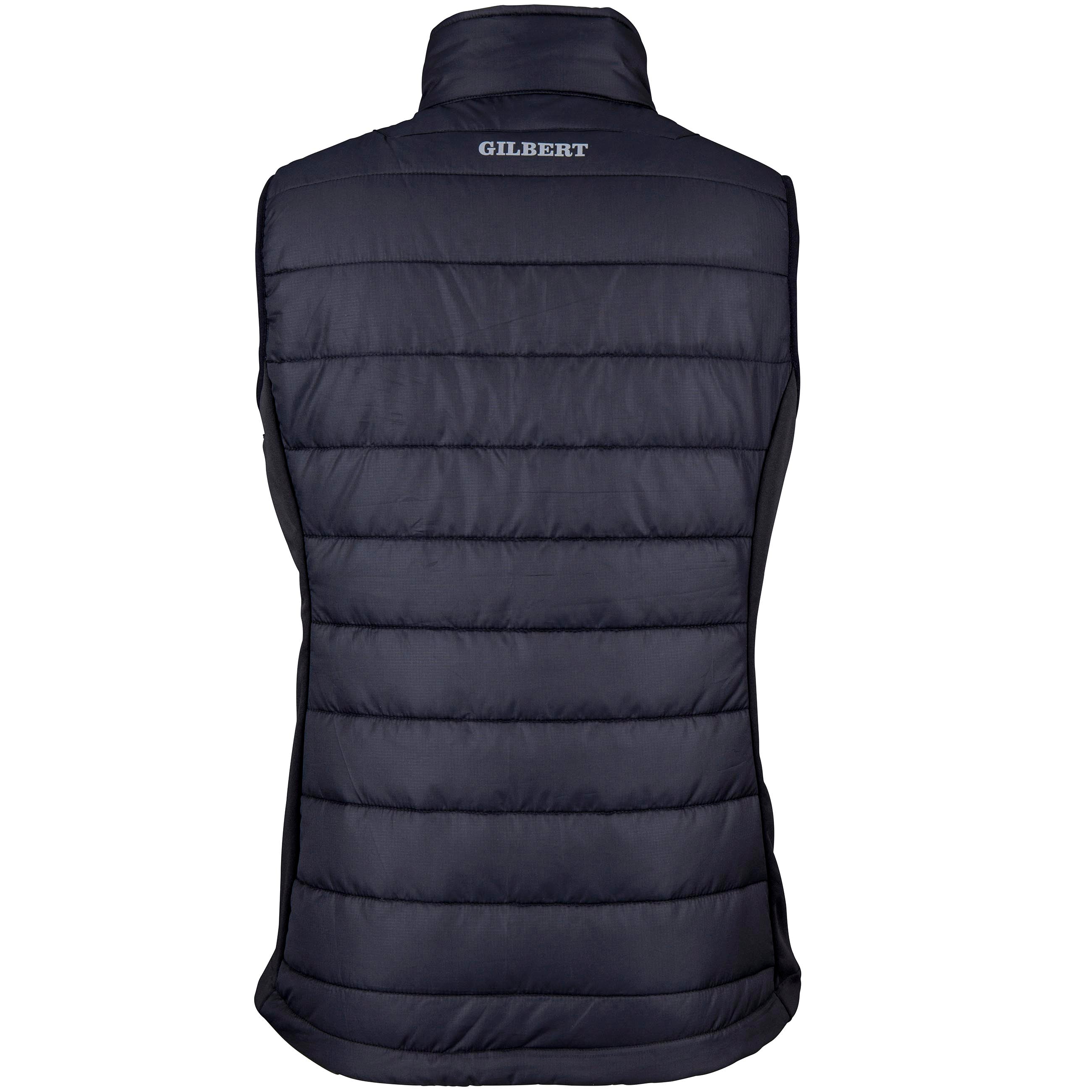 gilbert-rugby-pro-gilet-bodywarmer-rugby-donna-nero-blu-navy image 6