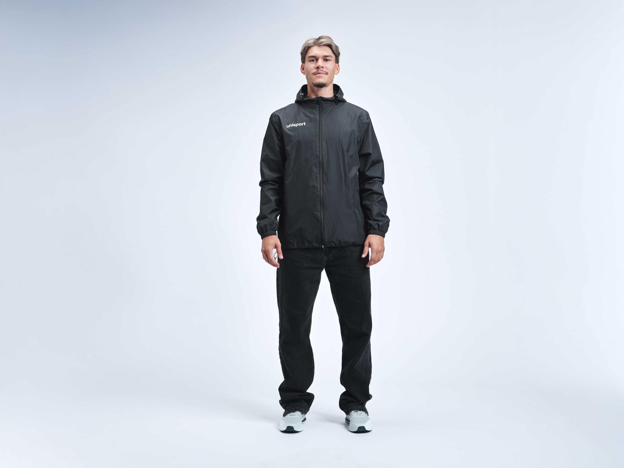 uhlsport-essential-regenjacke-giacca-antipioggia-sportiva-uomo image 3