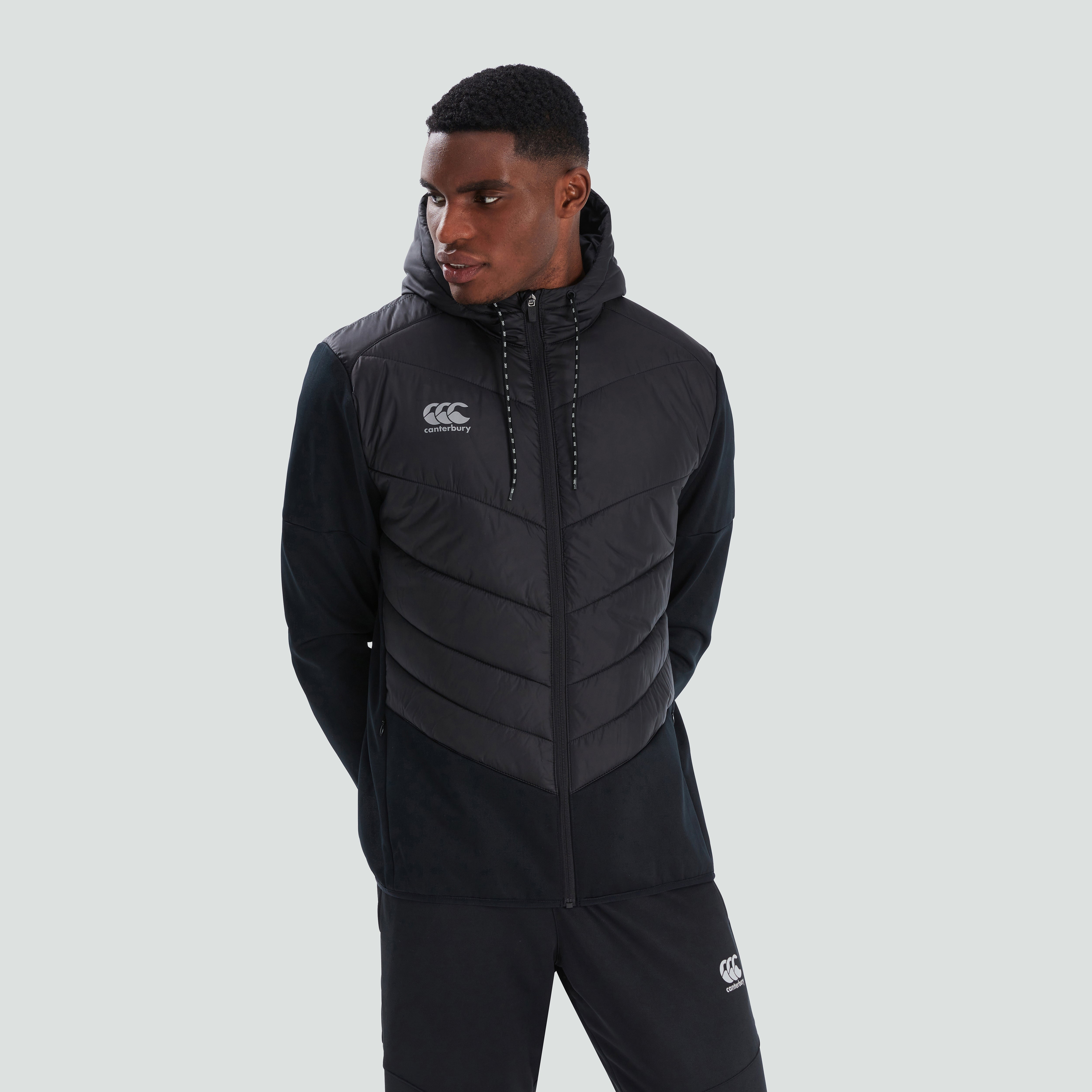 canterbury-hybrid-giacca-uomo-nero-grigio image 2