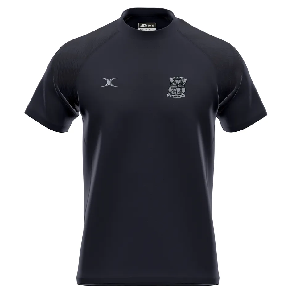 gilbert-rugby-lydney-rfc-senior-gts-s-s-shirt-maglia-allenamento-nera image 1
