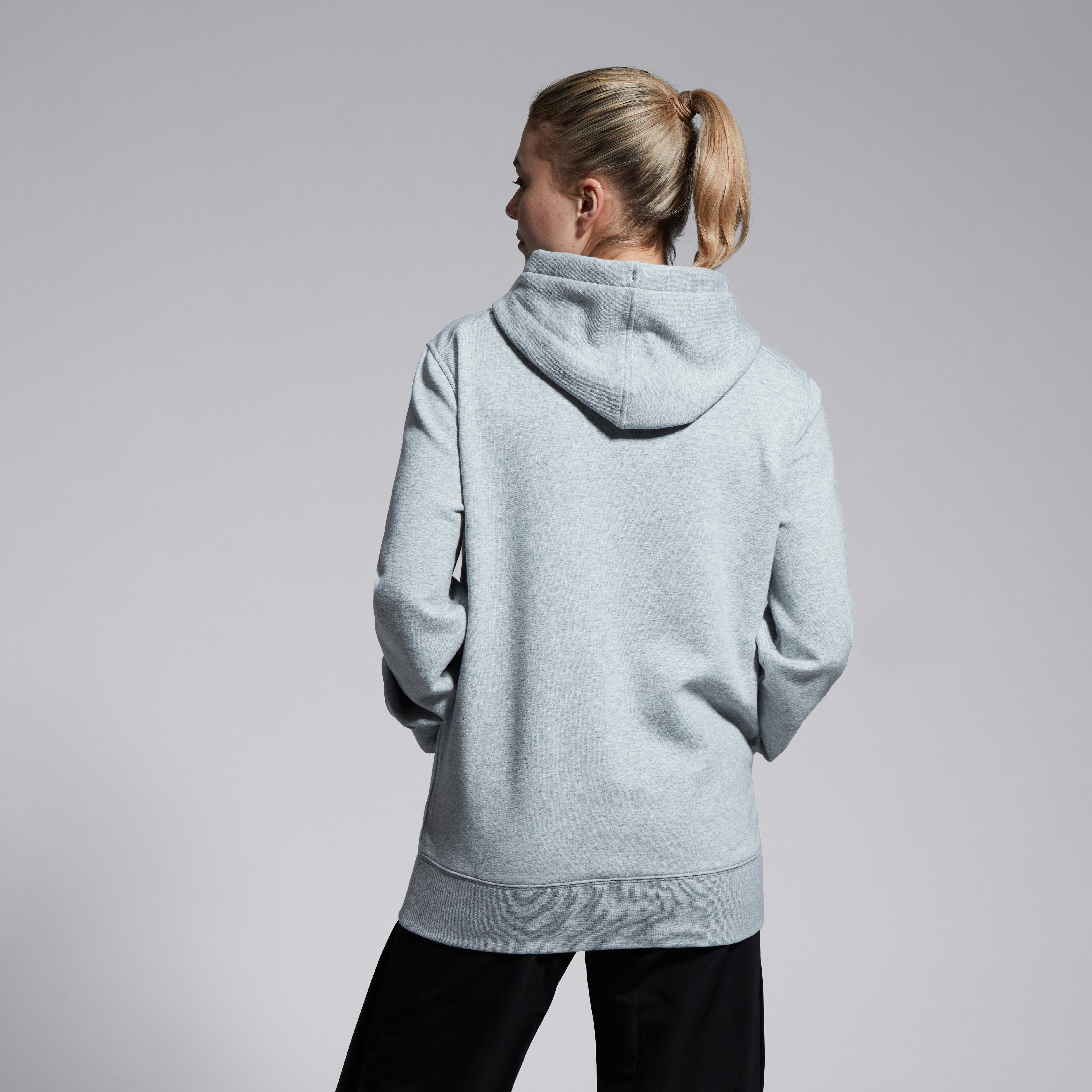 canterbury-club-hoody-felpa-donna-grigio-con-cappuccio image 4