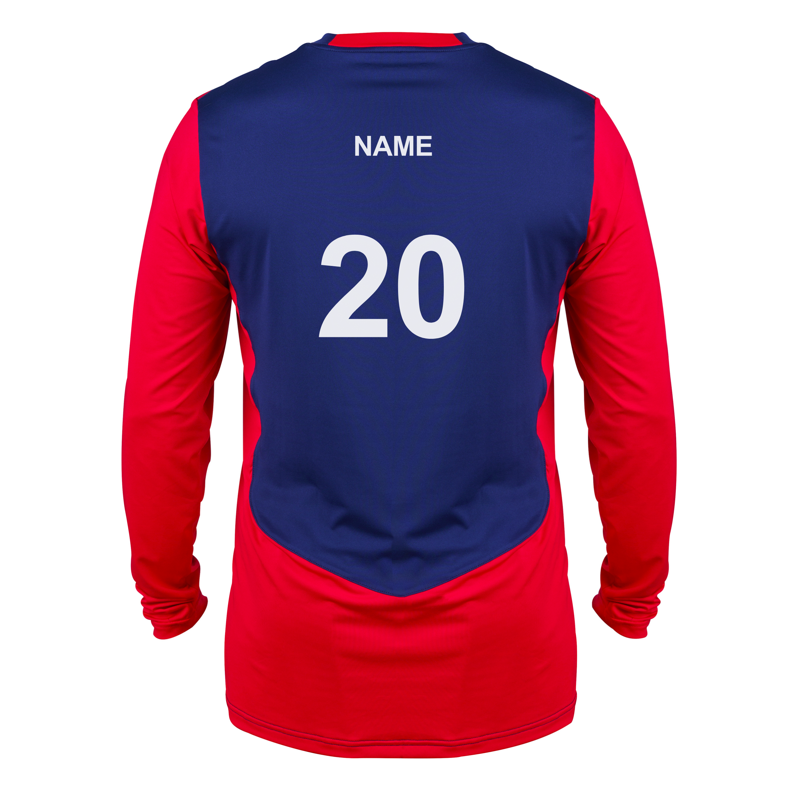 gray-nicolls-cobham-avorians-cc-senior-t20-l-s-shirt-maglia-navy-red image 2