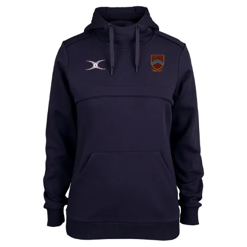 gilbert-rugby-photon-felpa-con-cappuccio-donna-crawley-rfc-blu-navy-scuro image 1