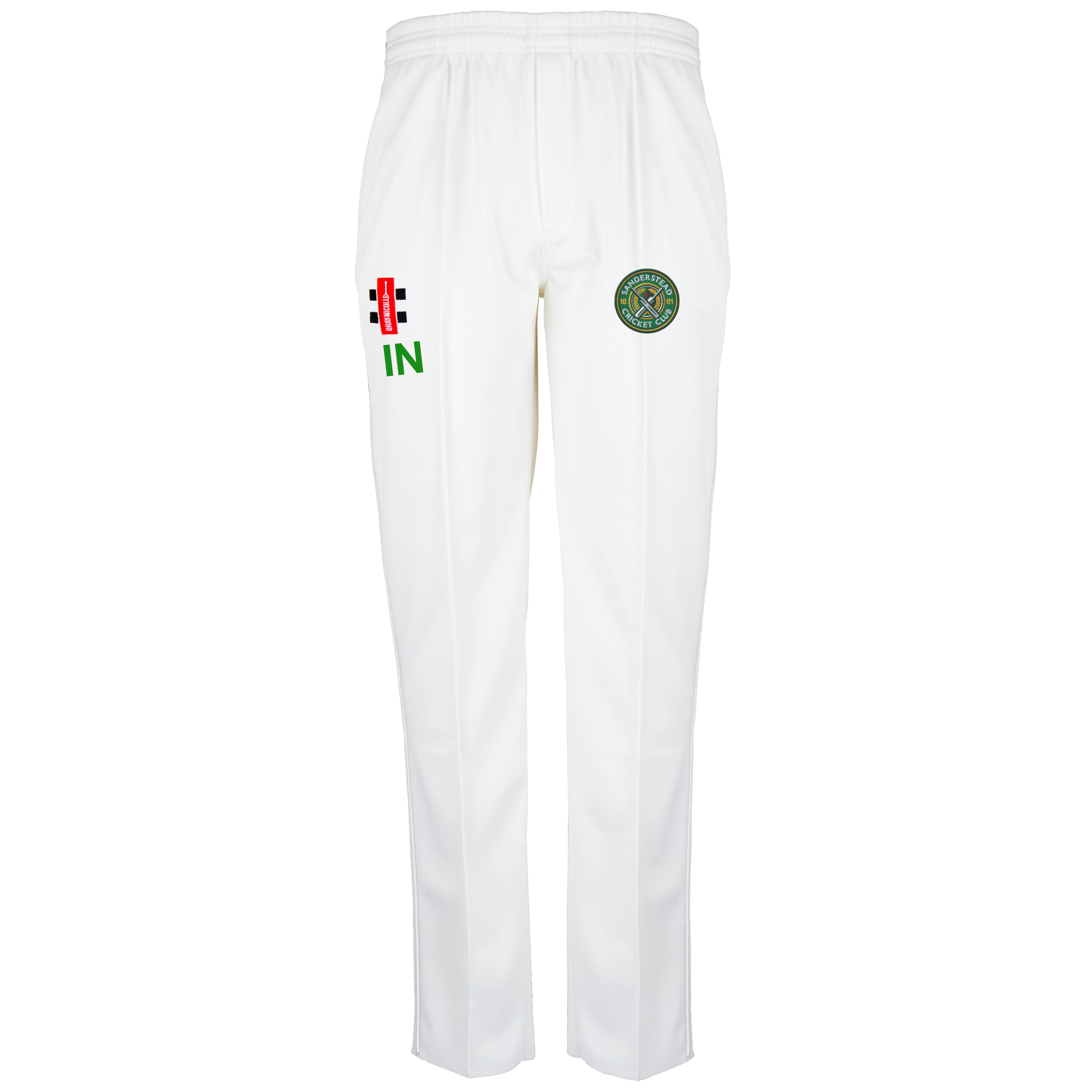 gray-nicolls-matrix-v2-pantaloni-cricket-junior-sanderstead-avorio-ricamo image 1