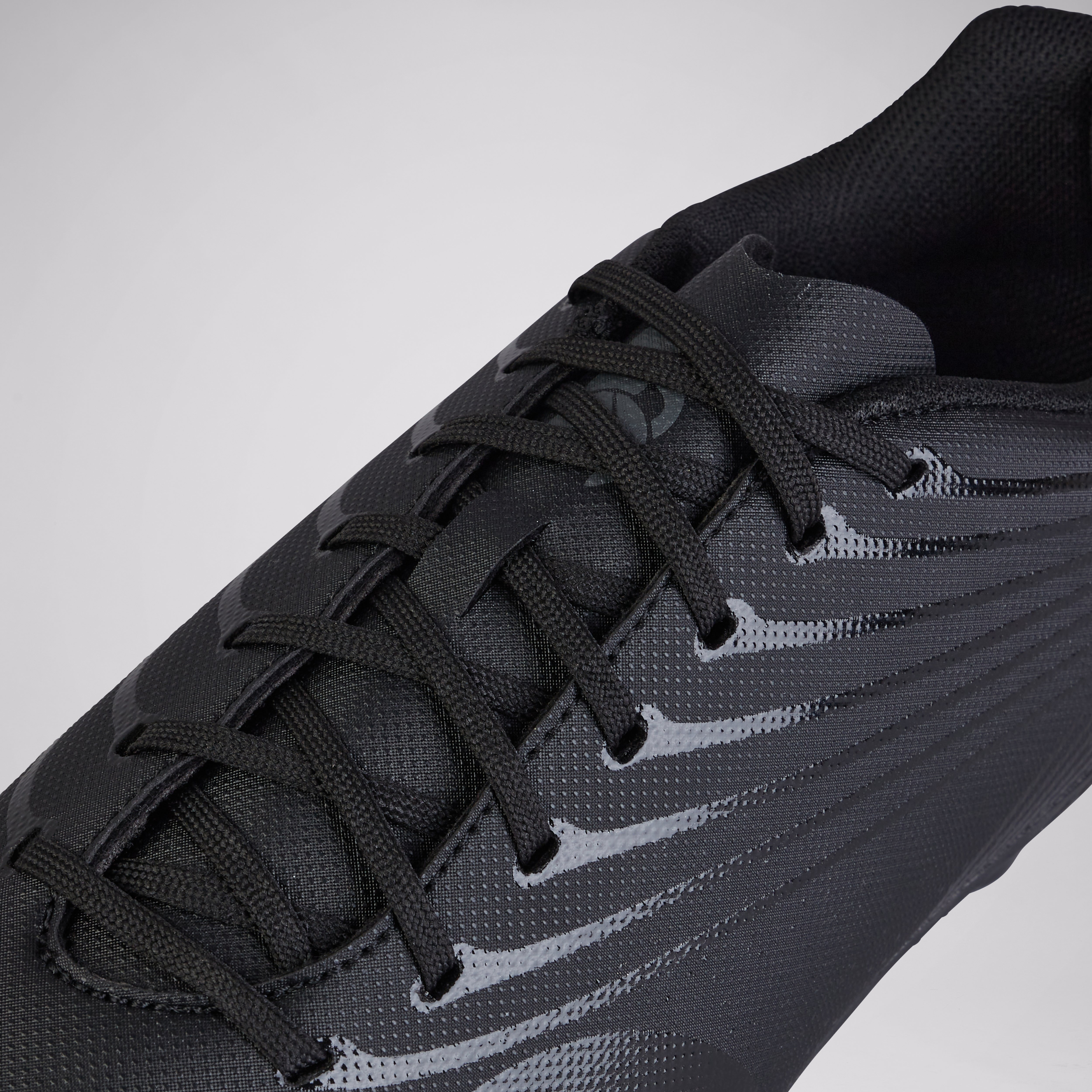 canterbury-stampede-groundbreak-team-scarpe-rugby-soft-ground-unisex-nero-grigio image 6