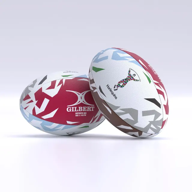 gilbert-rugby-pallone-supporter-harlequins-misura-4-5 image 1