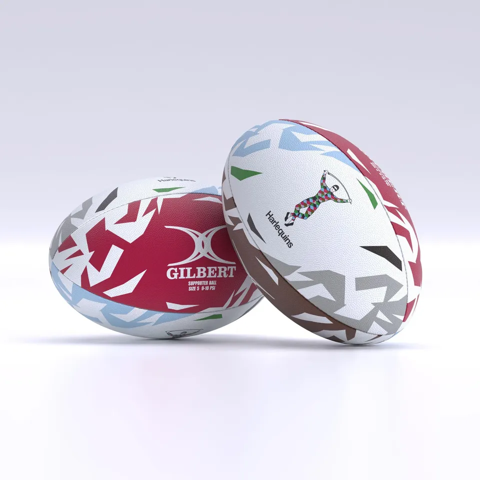 gilbert-rugby-pallone-supporter-harlequins-misura-4-5 image 1