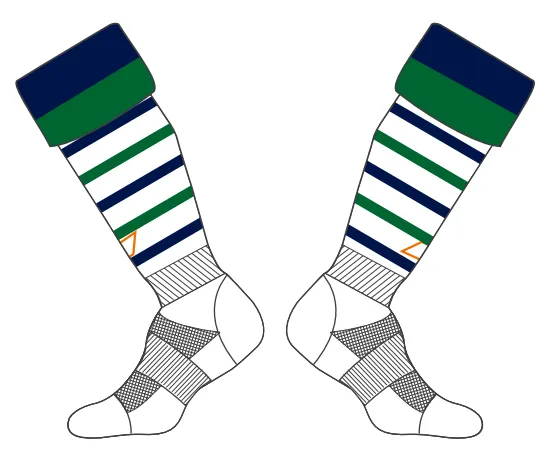 grays-g650-calze-gara-hockey-havant-hc-bianco-verde image 1
