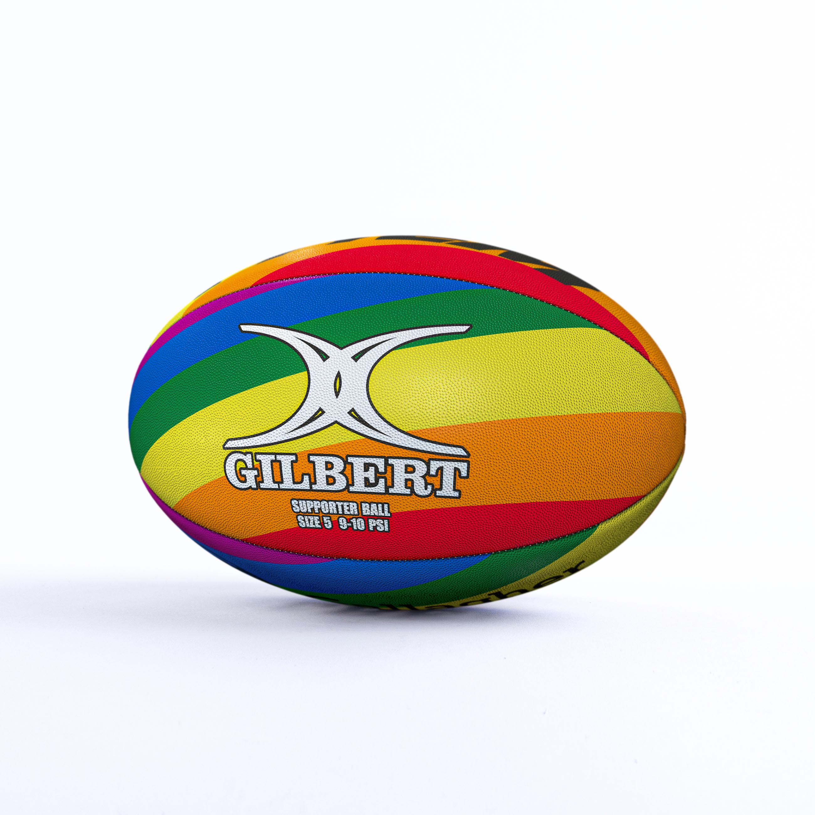 gilbert-rugby-rainbow-prem-rugby-ball-25-26-pallone-supporter-rainbow-laces-prem image 3