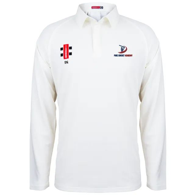 gray-nicolls-pure-cricket-academy-matrix-v2-maglia-cricket-senior-manica-lunga-i image 1