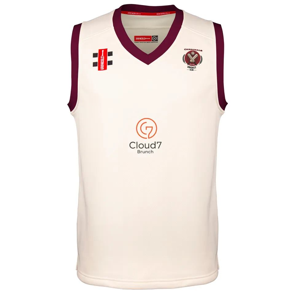 gray-nicolls-crs-cardinals-cc-senior-ivory-maroon-pro-performance-slipover-da-cr image 1