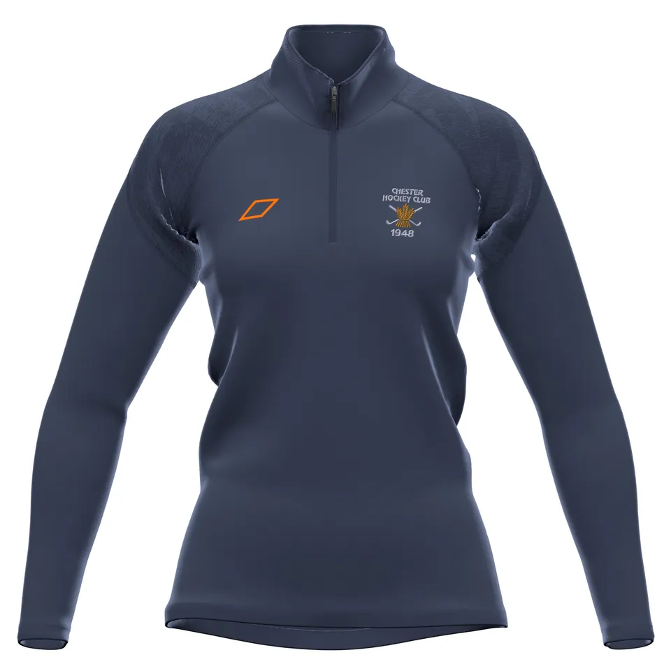 grays-chester-hockey-club-gts-pile-1-4-zip-donna-blu-navy-scuro image 1