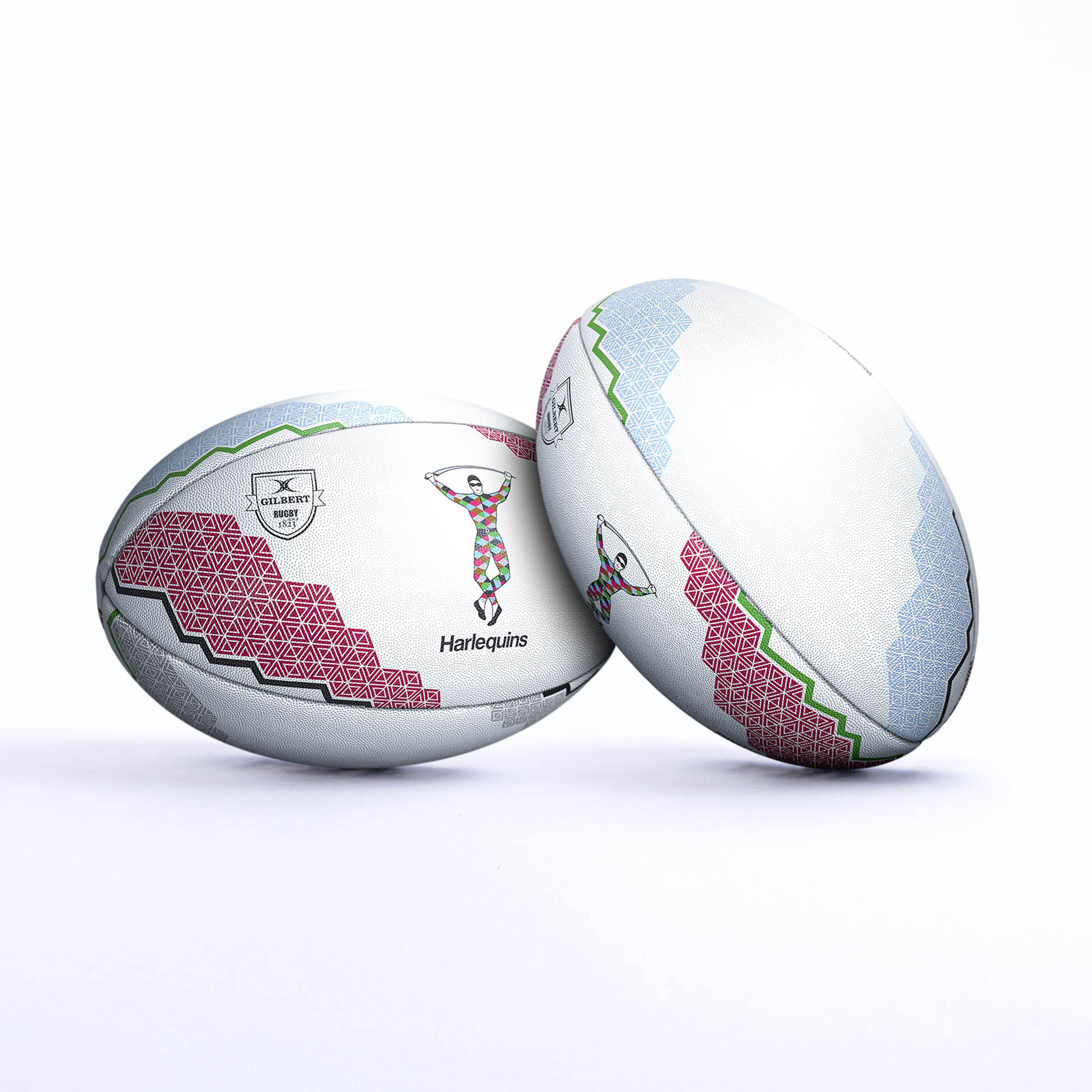 gilbert-rugby-harlequins-supporter-ball-pallone-da-rugby-da-tifoso image 3