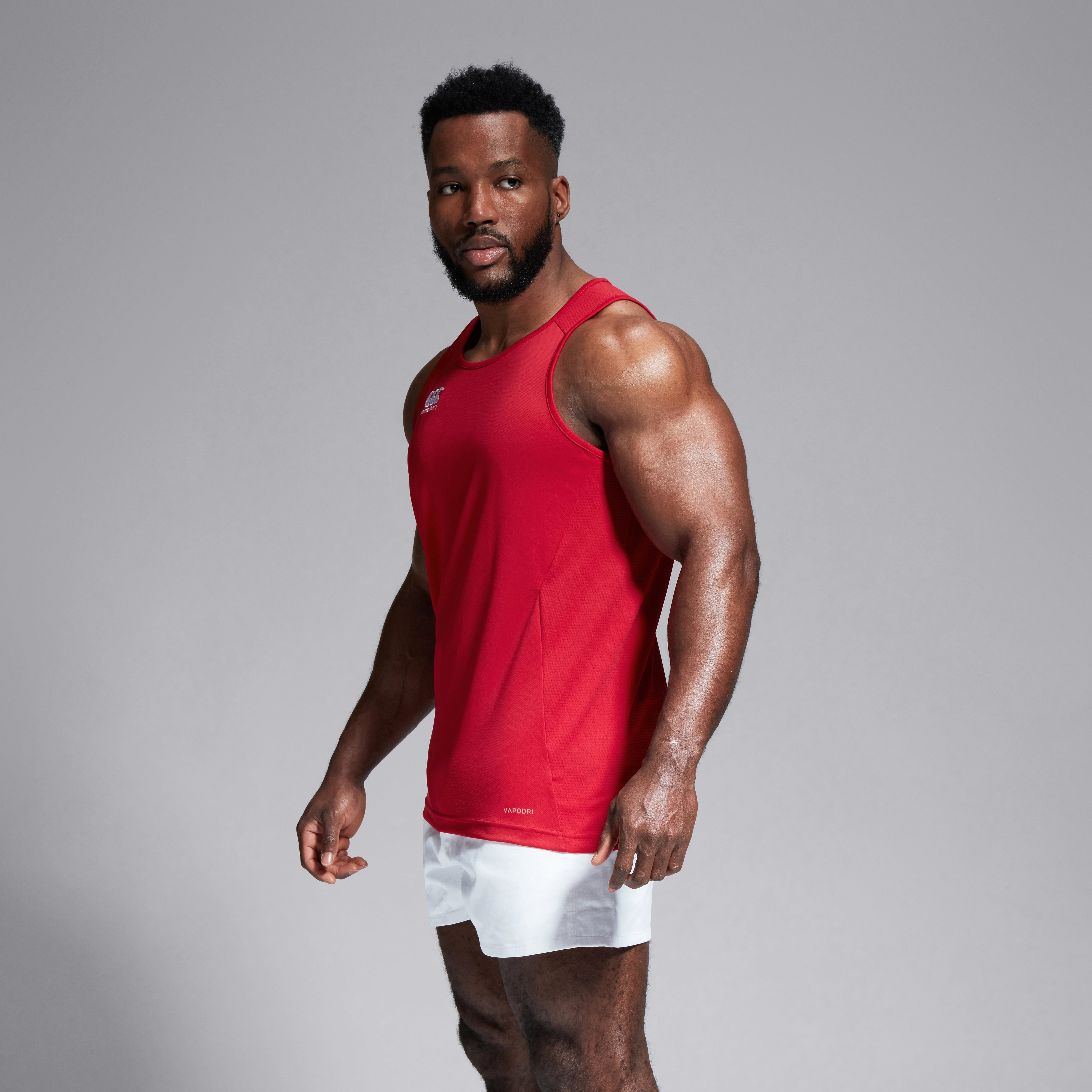 canterbury-club-dry-singlet-canotta-uomo-rossa image 3