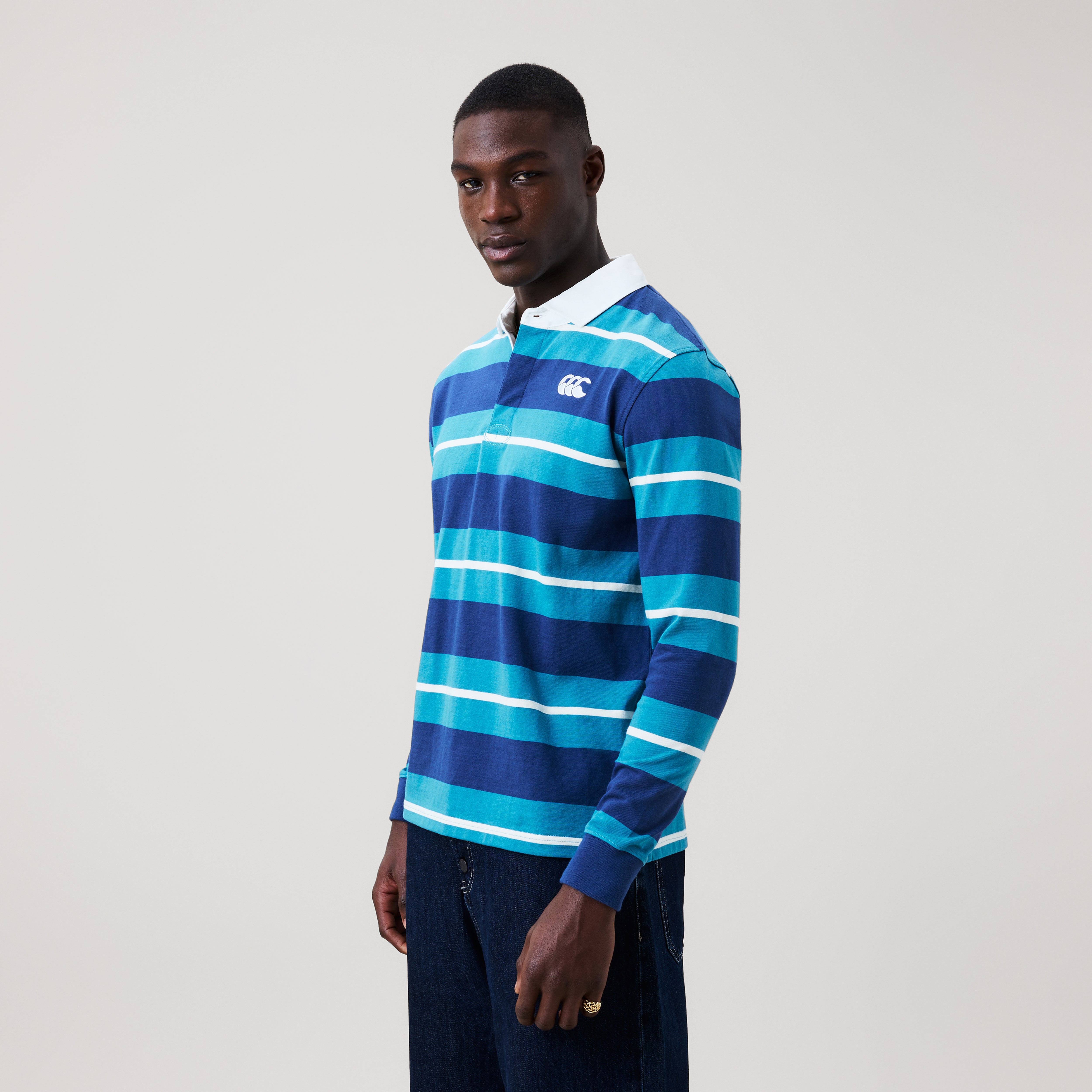 canterbury-stripe-rugby-jersey-uomo-blu image 4
