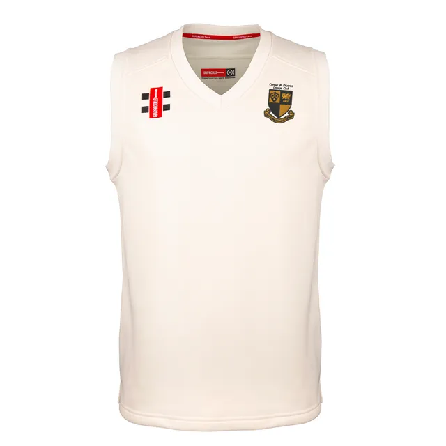 gray-nicolls-carmel-and-district-cc-slipover-pro-performance-match-avorio-bambin image 1
