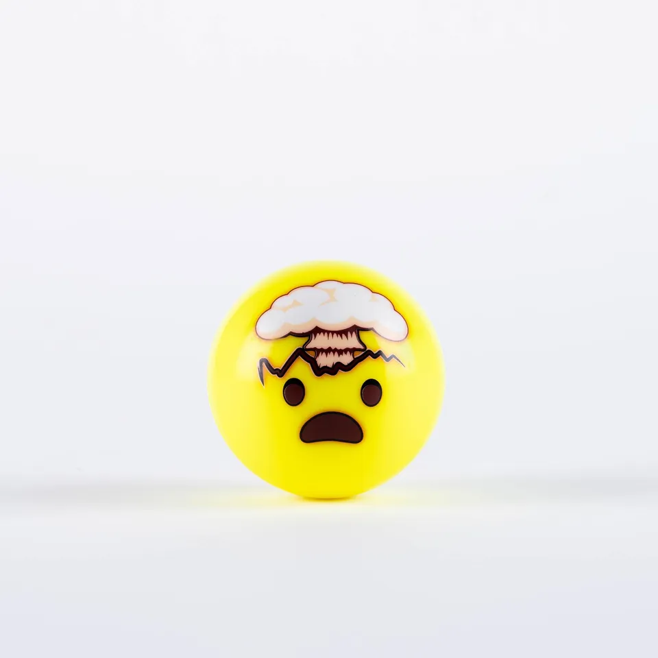 grays-emoji-balls-pallina-da-hockey-allenamento-giallo-fluo image 1