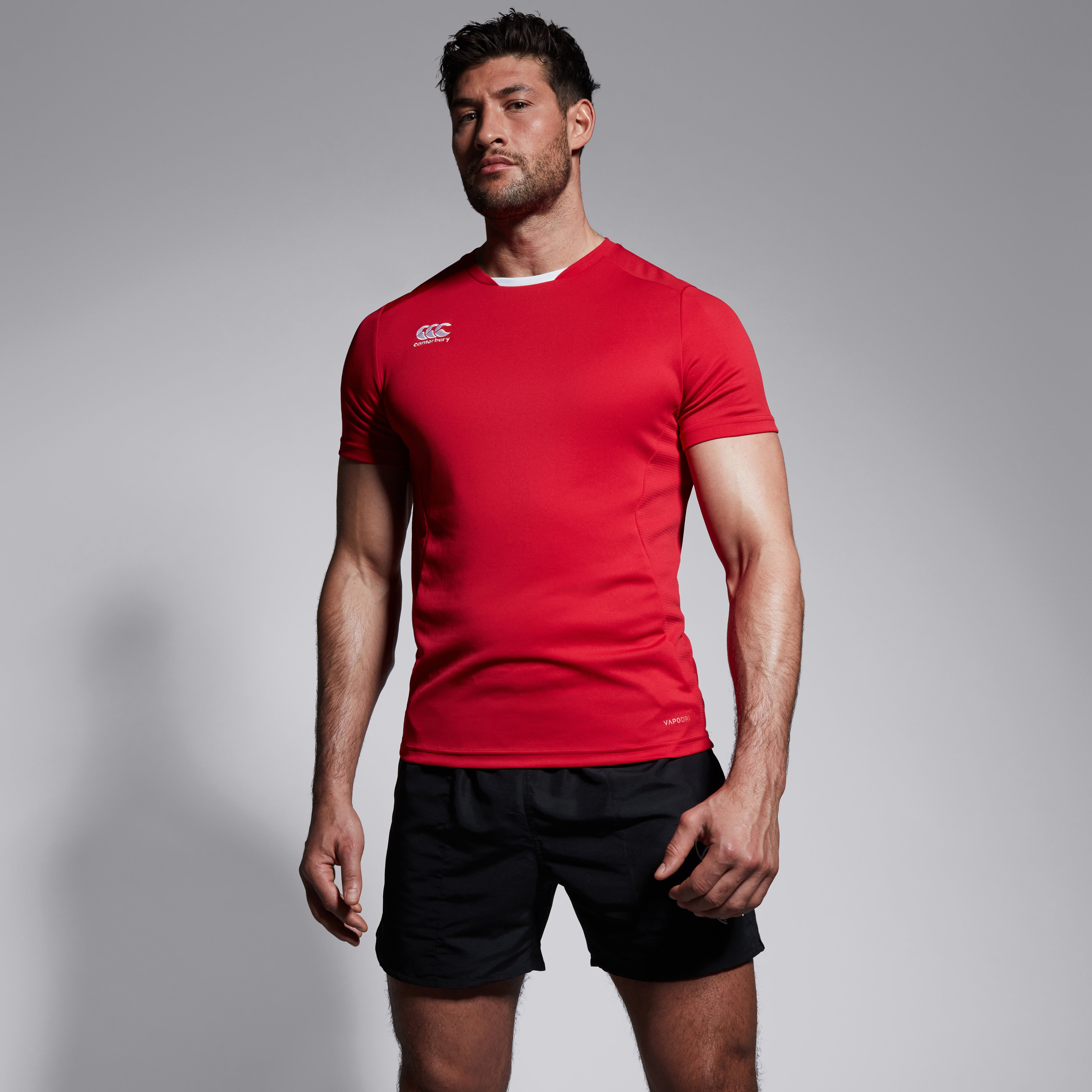 canterbury-club-dry-tee-uomo-rossa-maglietta-tecnica image 3