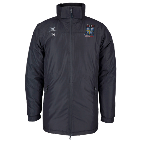 gilbert-rugby-pro-all-weather-jacket-senior-university-college-rugby-nero image 1