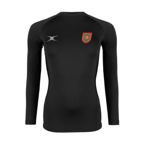 gilbert-rugby-petersfield-rfc-atomic-ii-baselayer-top-donna-nero image 1
