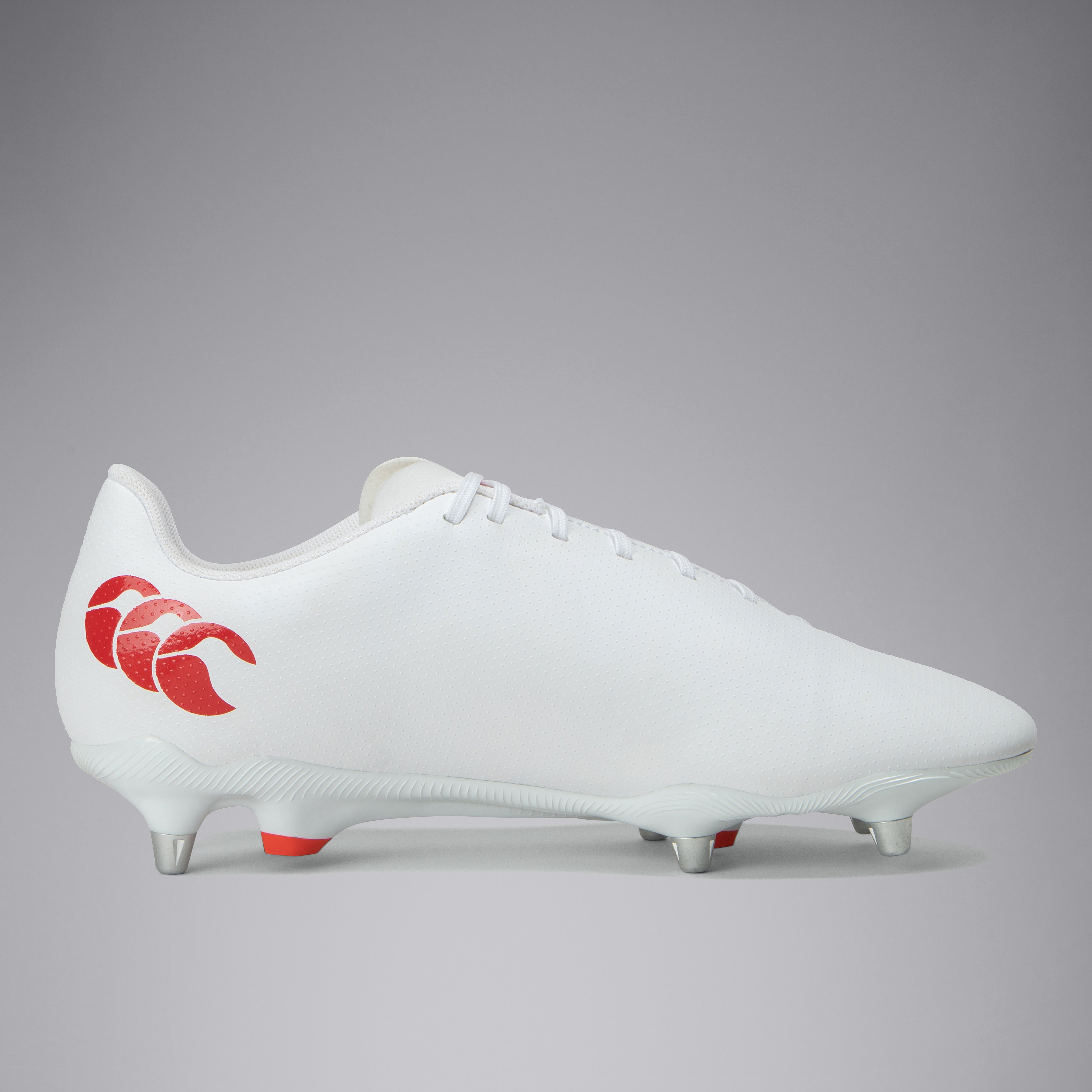 canterbury-speed-raze-soft-ground-scarpe-rugby-nere-rosse-bianche image 2