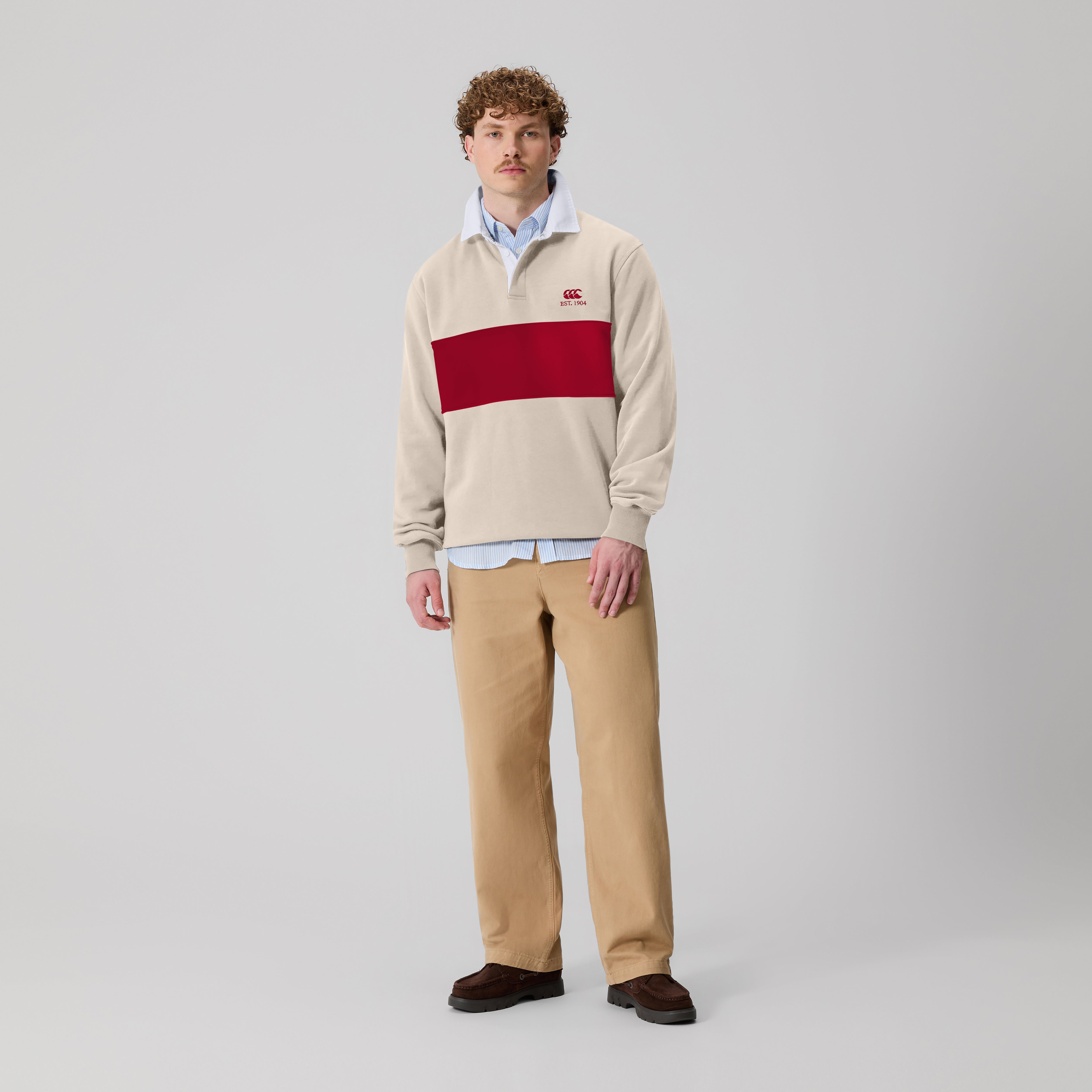 canterbury-rugby-sweatshirt-beige-uomo-felpa-midlayer image 3
