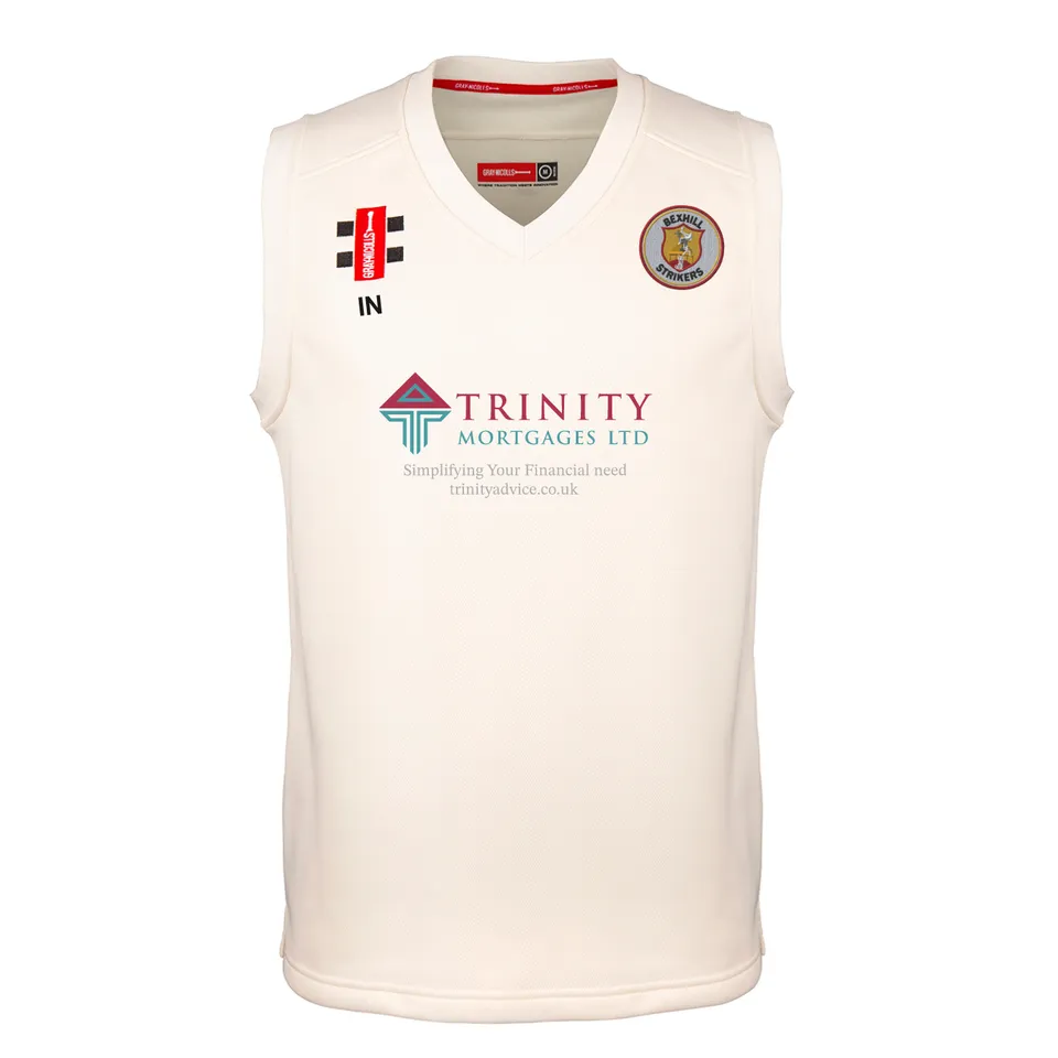 gray-nicolls-bexhill-strikers-senior-pro-performance-slipover-match-ivory image 1