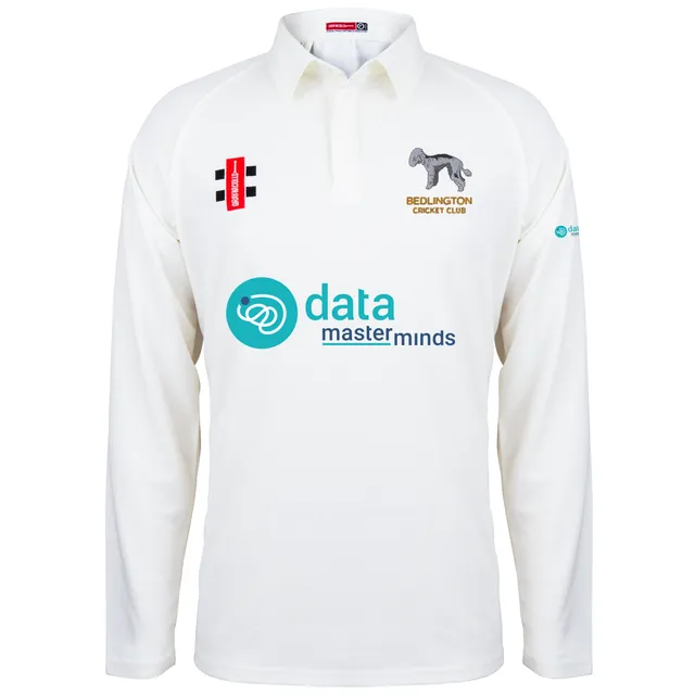 gray-nicolls-bedlington-camicia-cricket-matrix-v2-manica-lunga-avorio-junior image 1