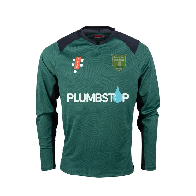 gray-nicolls-east-anton-cc-senior-pro-t20-maglia-manica-lunga-verde-nero image 1