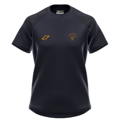 grays-thurrock-h-c-gts-maglia-donna-maniche-corte-hockey-nero image 1