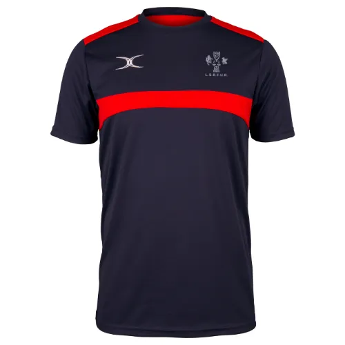 gilbert-rugby-photon-t-shirt-adulto-london-society-referees-blu-navy-rosso image 1