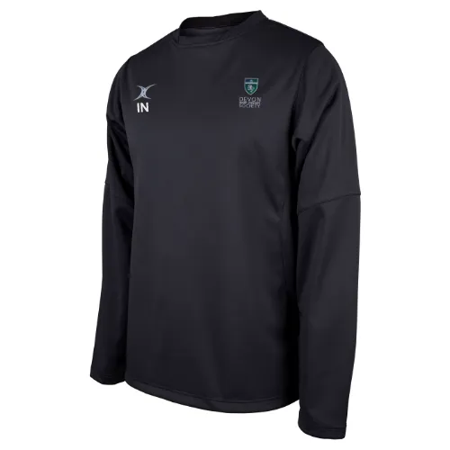 gilbert-rugby-devon-referees-pro-top-warm-up-adulto-nero image 1