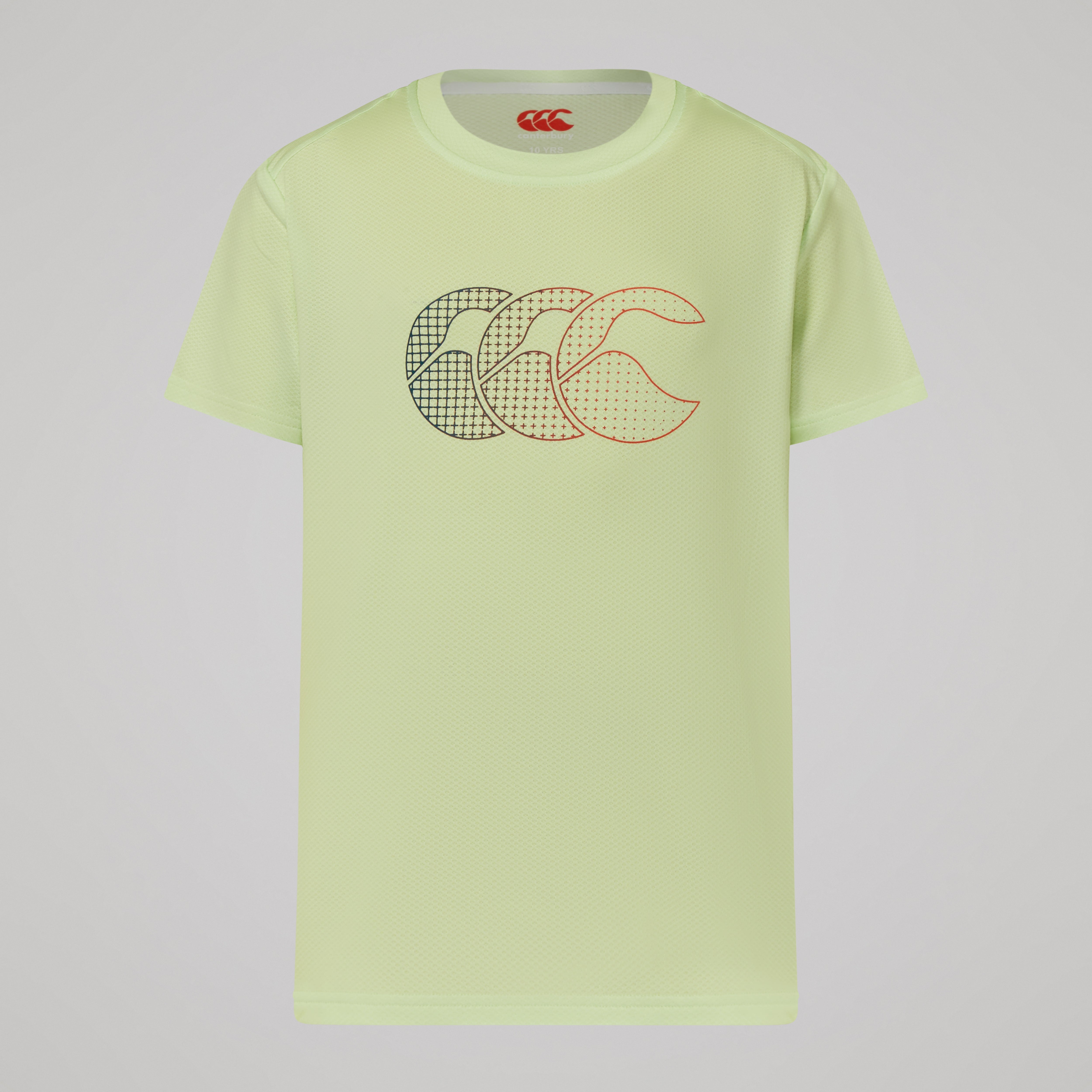 canterbury-tempo-tee-junior-unisex-t-shirt-training-verde image 1