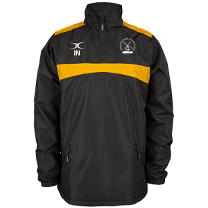 gilbert-rugby-ditchling-rfc-photon-giacca-1-4-zip-bambino-nero-oro image 1