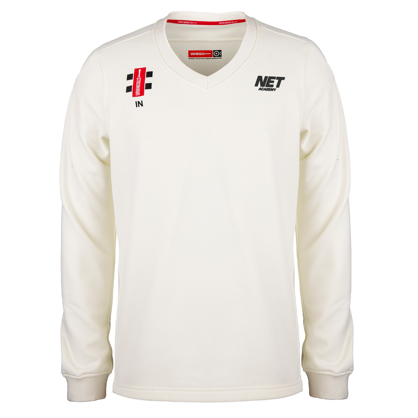 gray-nicolls-net-academy-senior-maglione-match-pro-performance-avorio image 1