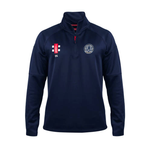 gray-nicolls-pro-thermo-fleece-pile-cricket-junior-navy-belmont-edgware-cc image 1
