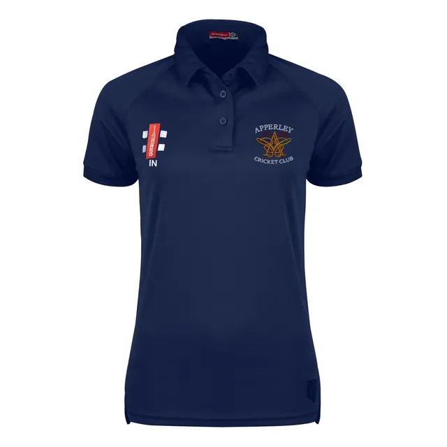 gray-nicolls-apperley-cc-matrix-v2-polo-donna-manica-corta-blu-navy image 1