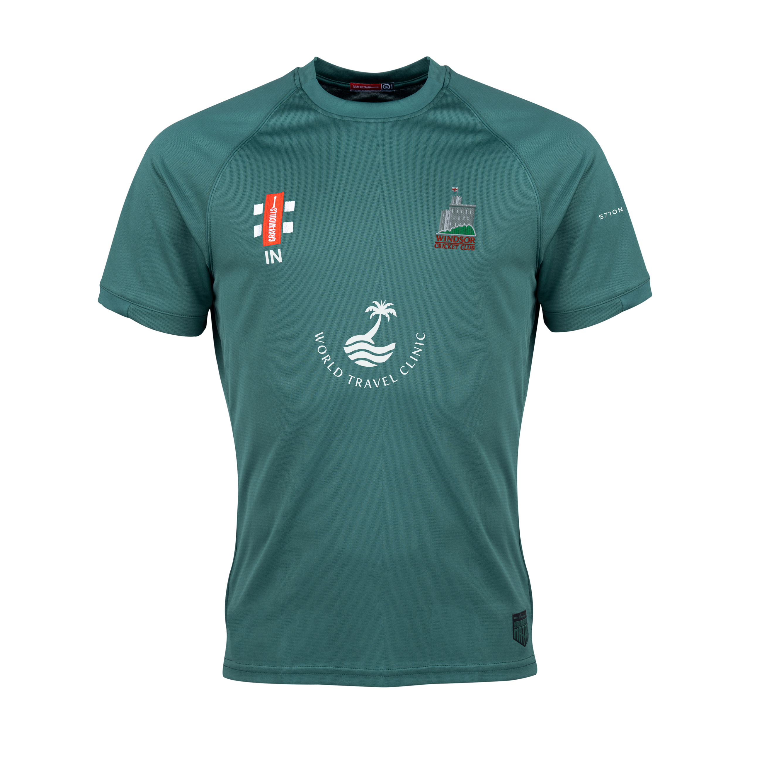 gray-nicolls-windsor-cc-matrix-v2-t-shirt-training-verde-manica-corta-junior image 1