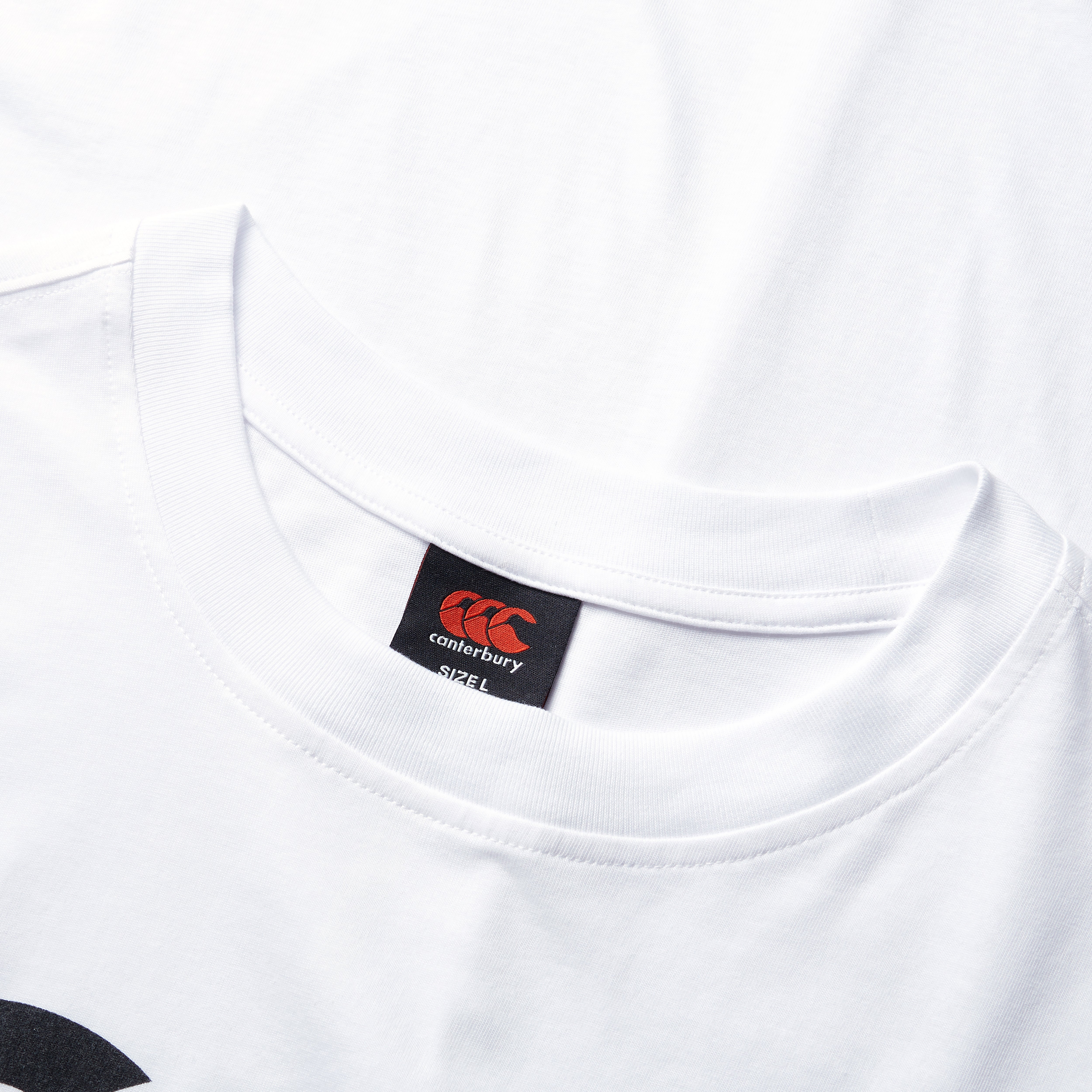 canterbury-ccc-cotton-logo-tee-uomo-white-t-shirt-in-cotone image 3