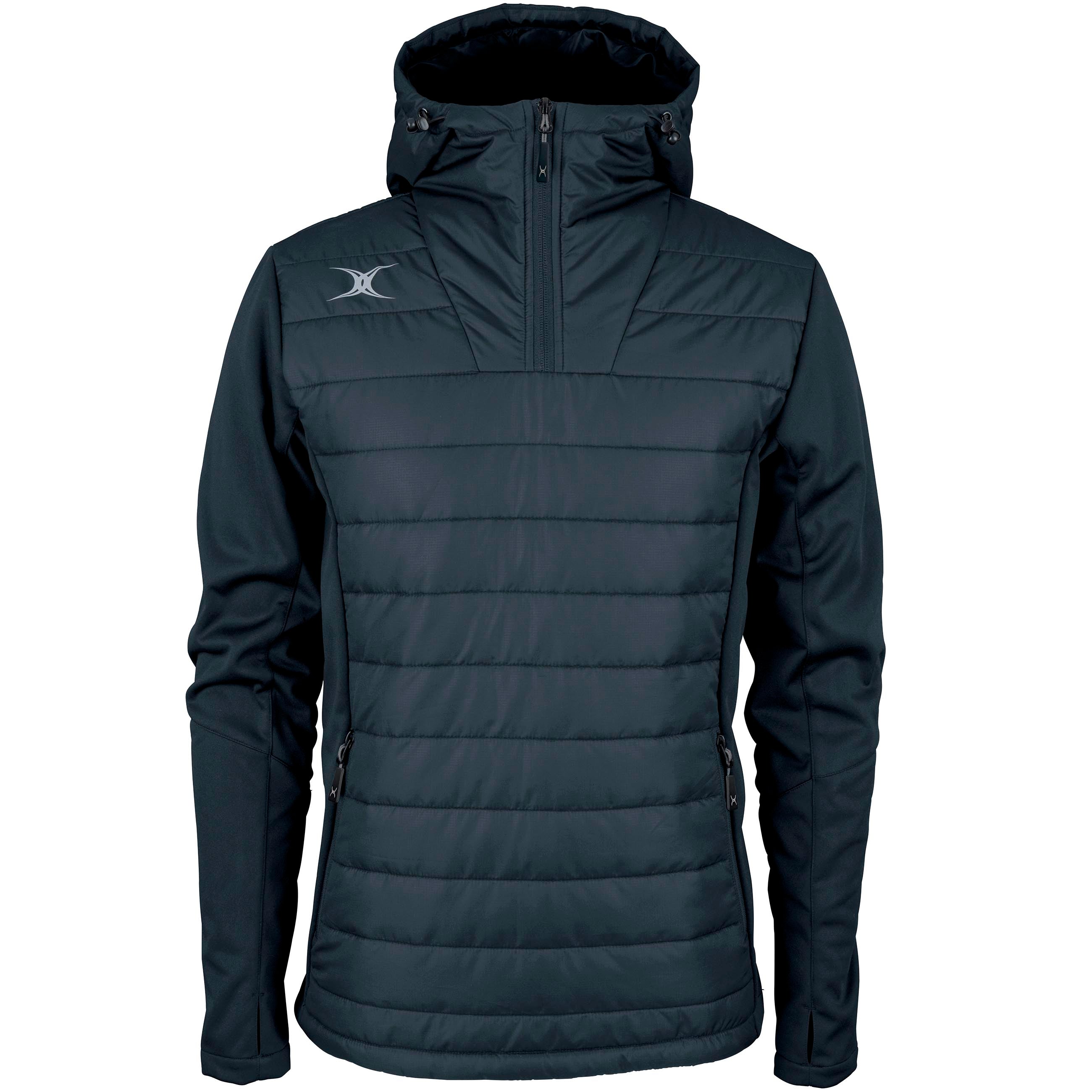 gilbert-rugby-pro-active-giacca-1-4-zip-uomo-nero-blu-navy image 4