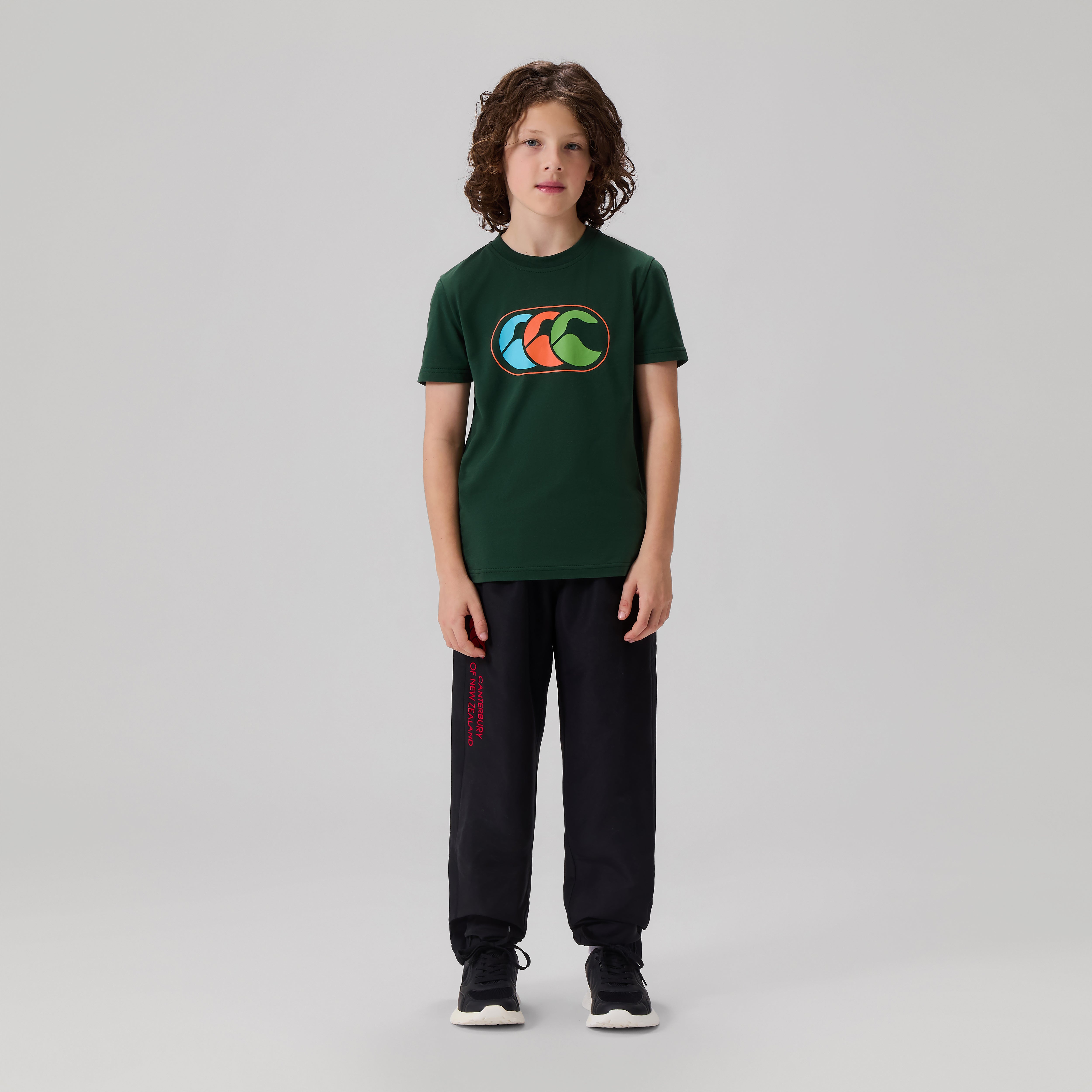 canterbury-fundamentals-stadium-pant-black-red-pantaloni-tuta-junior-unisex image 2